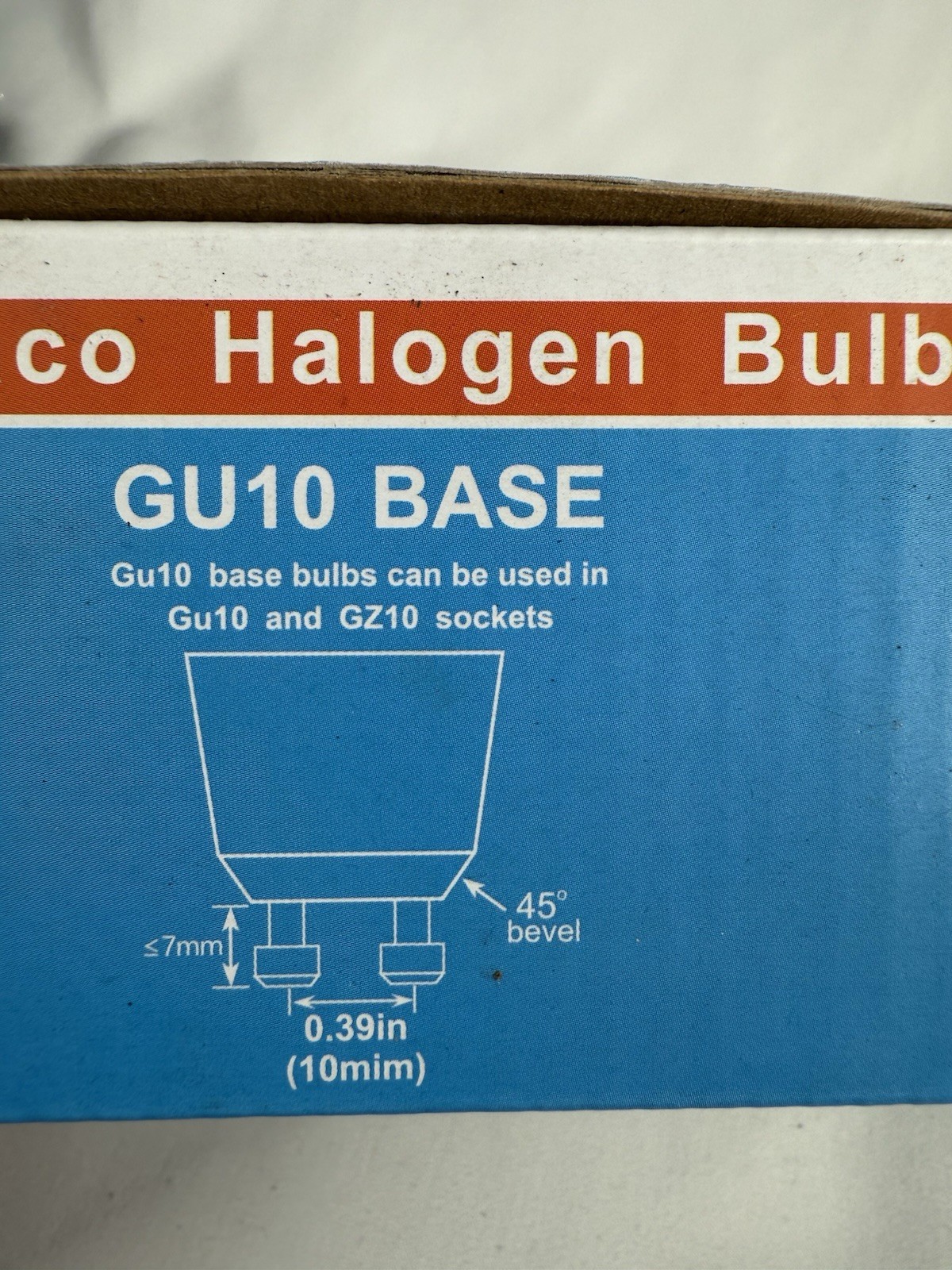 Vinaco Halogen Bulb Set Of 4 GU10 MR16 35W Warm White 380 Lumens 110V-130V