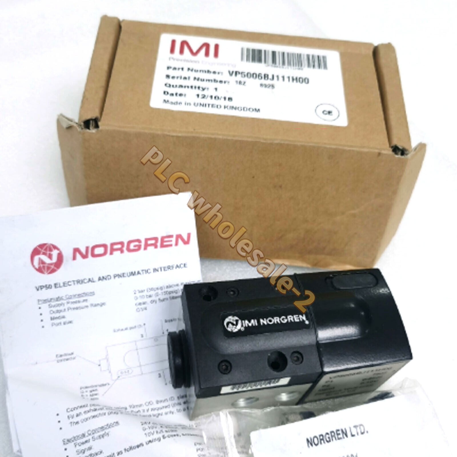 1PC NEW NORGREN VP5006BJ111H00 Proportional Pressure Valve Fast shipping