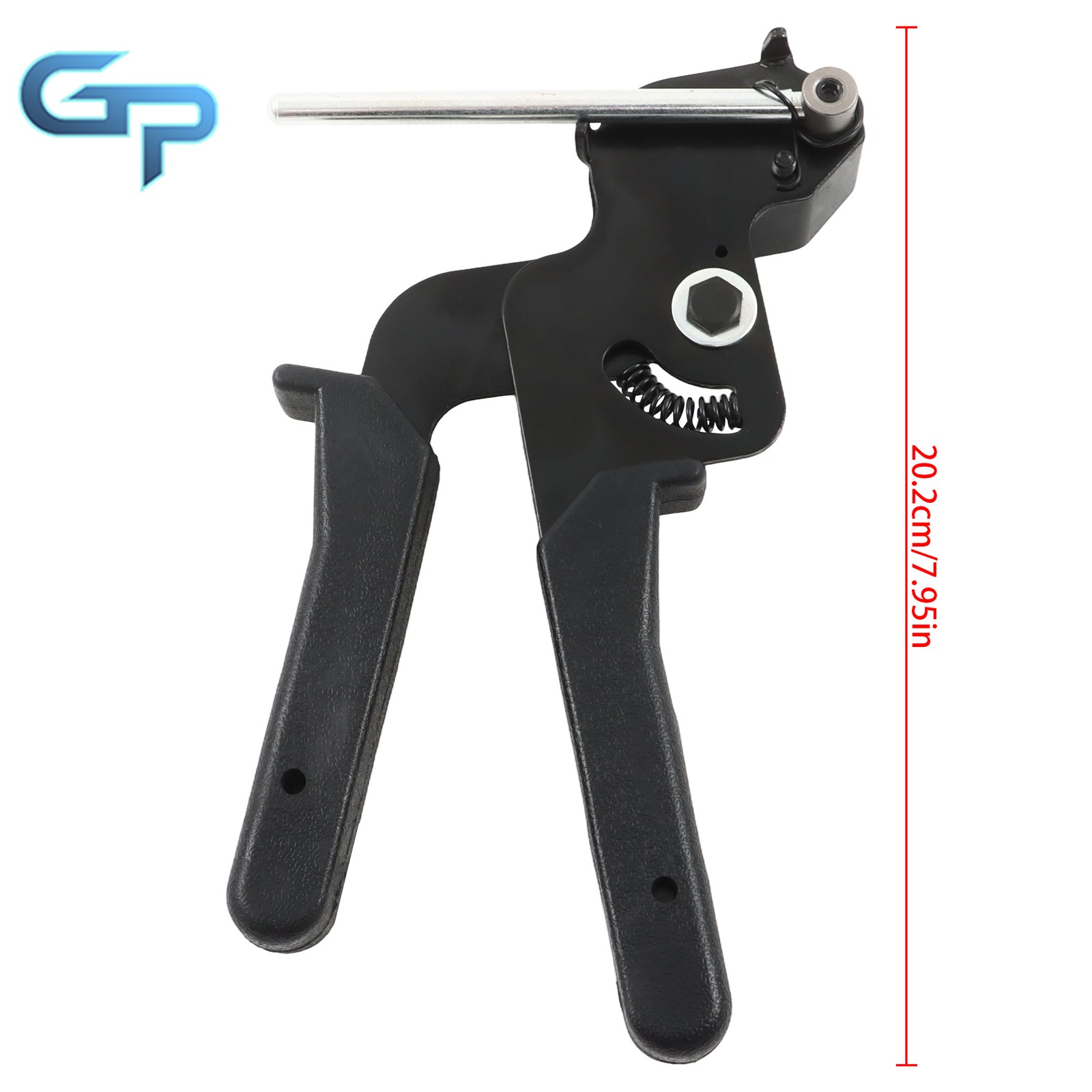 100 Pcs 11.8″ Stainless Steel Ties Gun Kit Self-Locking 200lb Tensile Tool