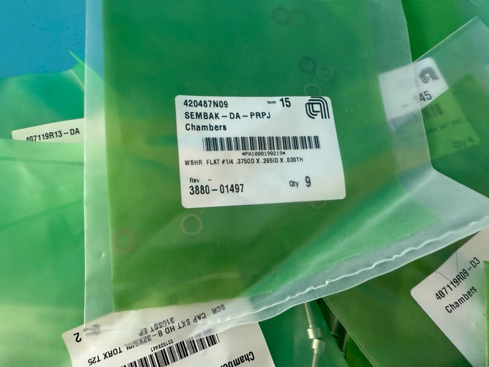Lot of Mixed AMAT Applied Materials OEM Hardware – Screws, Bolts, Washers – New