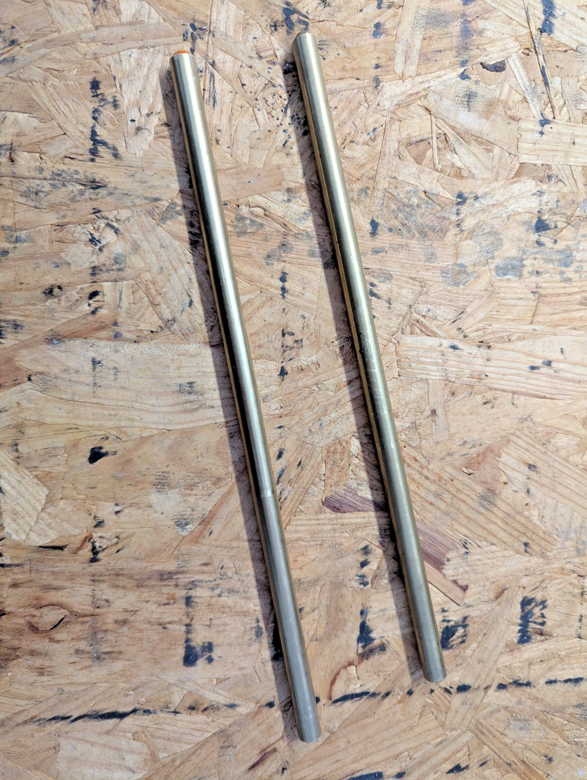 2 Pieces 7/16″ OD C360 BRASS SOLID ROUND ROD 10″ long New Lathe Bar Stock