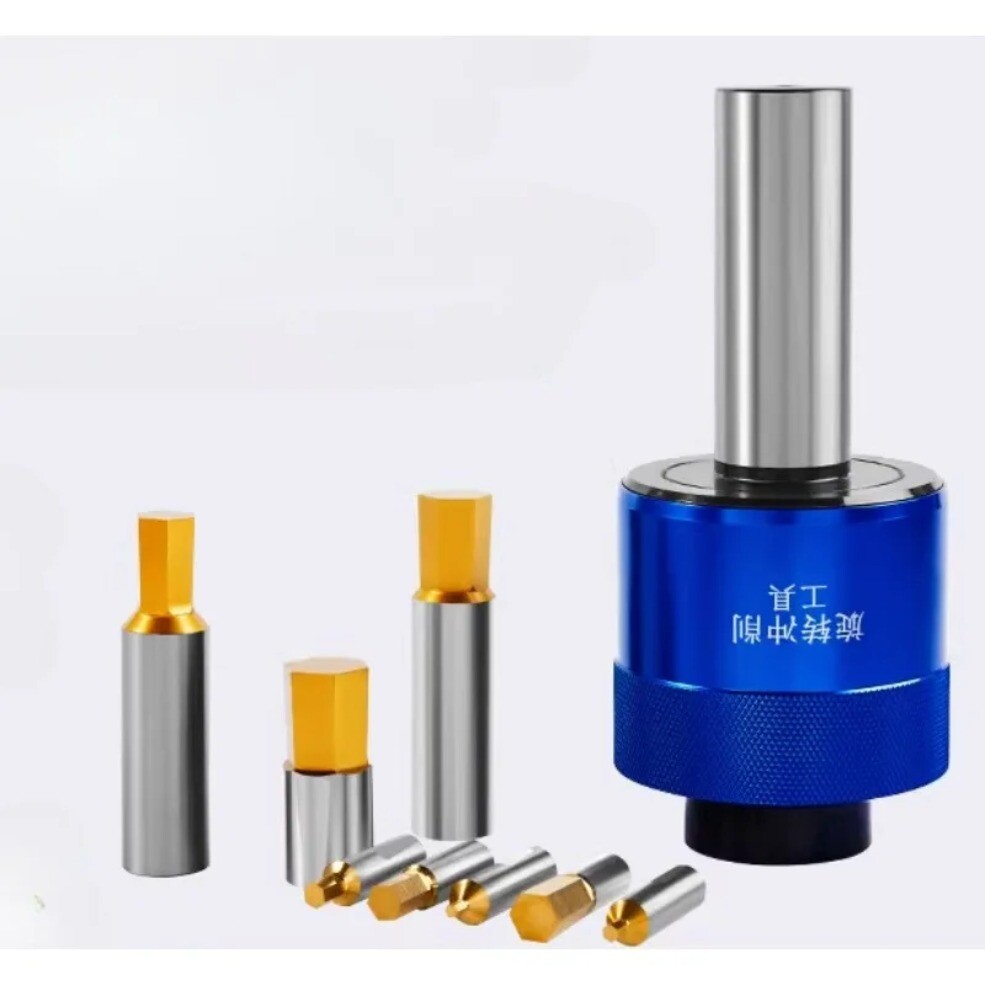 Hexagon Rotary Broaches / Shank Holder Bit Punching Tool Rotated Blanking Cutter