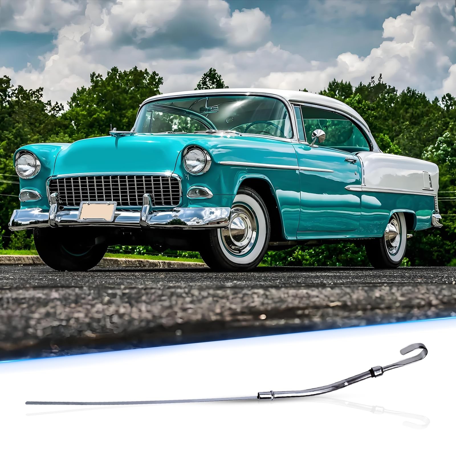 Flexible Engine Oil Dipstick For Chevrolet Small Block SBC 265 283 305 327 350