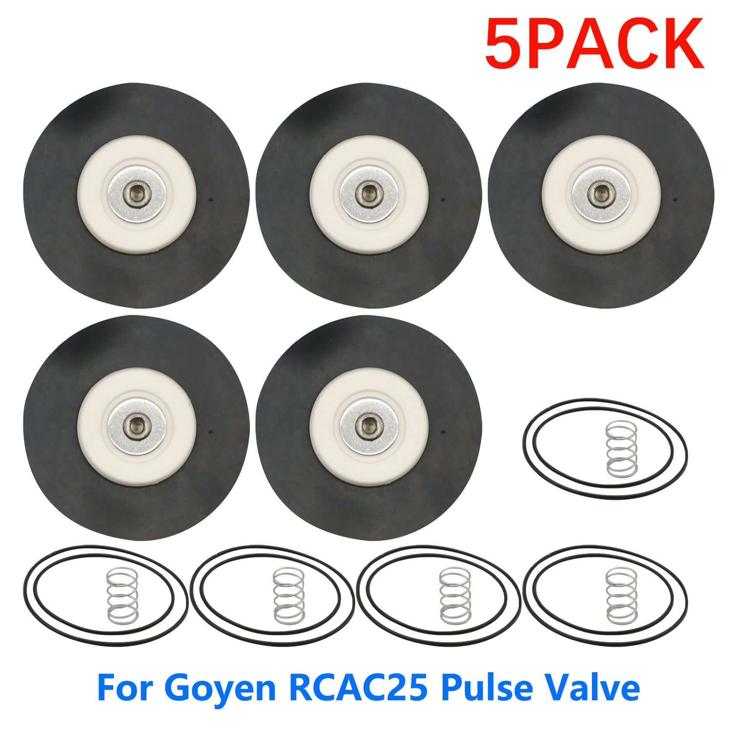 5pcs K2529 Millennium Replacement Diaphragm Kit for Goyen RCAC25 Pulse Valve