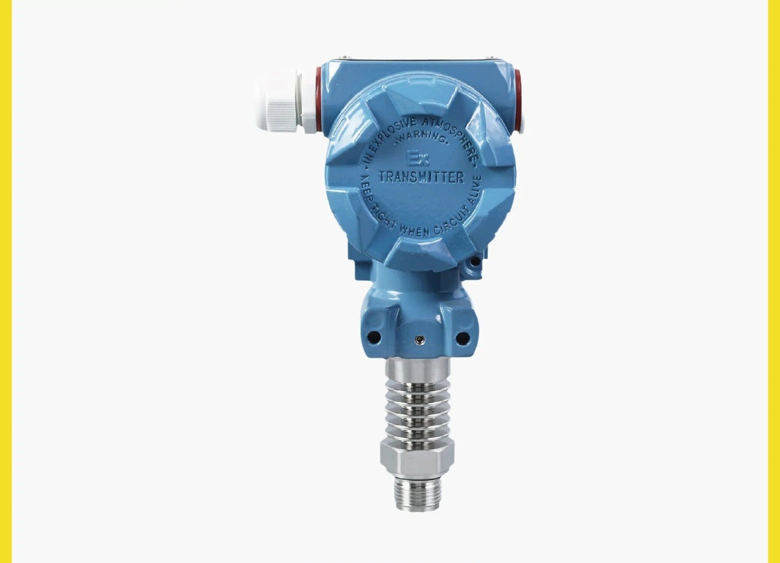 Pressure Transmitter Flush Diaphragm High Temperature 4-20mA RS485 316L Steel