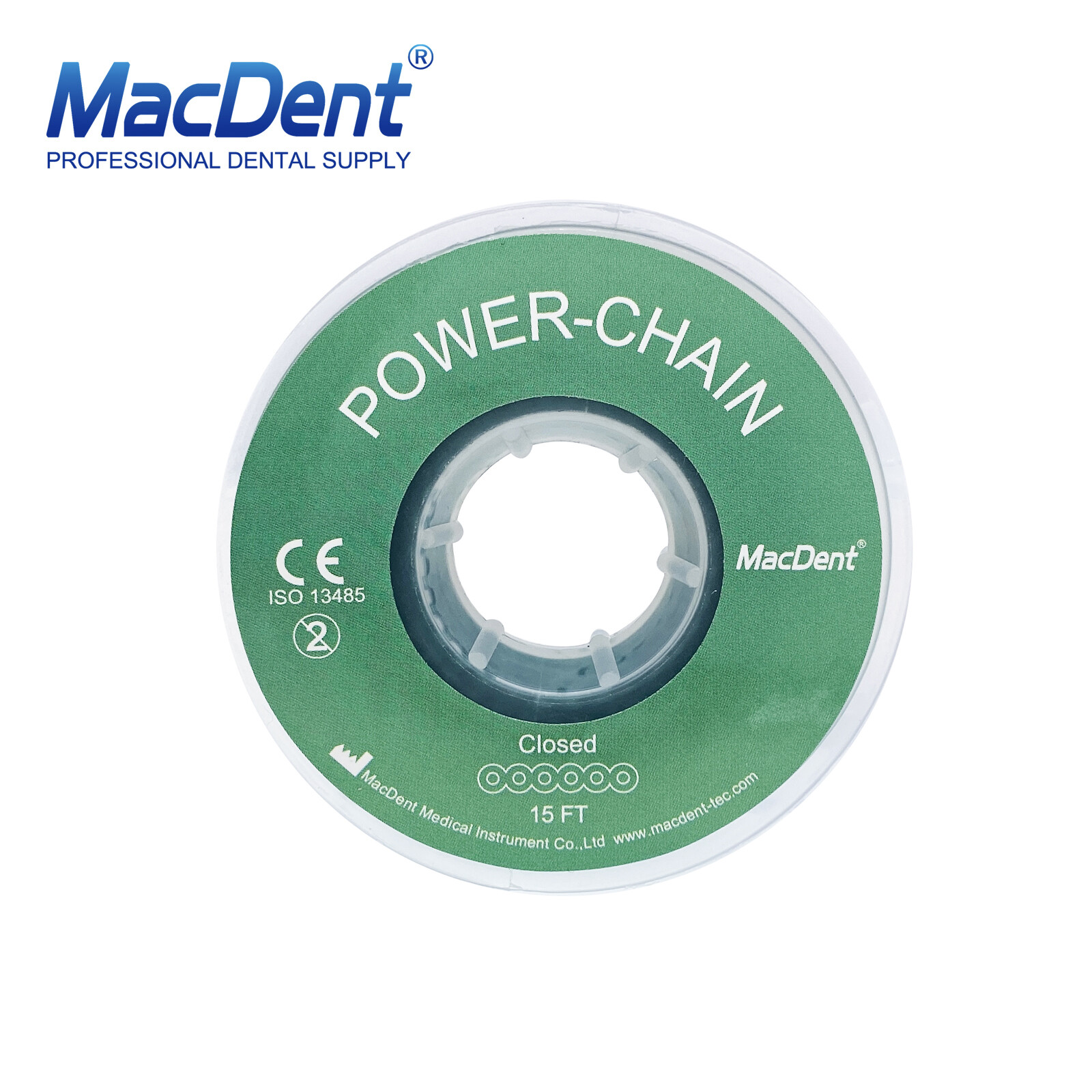 Dental Orthodontic Elastic Ultra Power Chain Rubber Bands Continuous/Short/Long