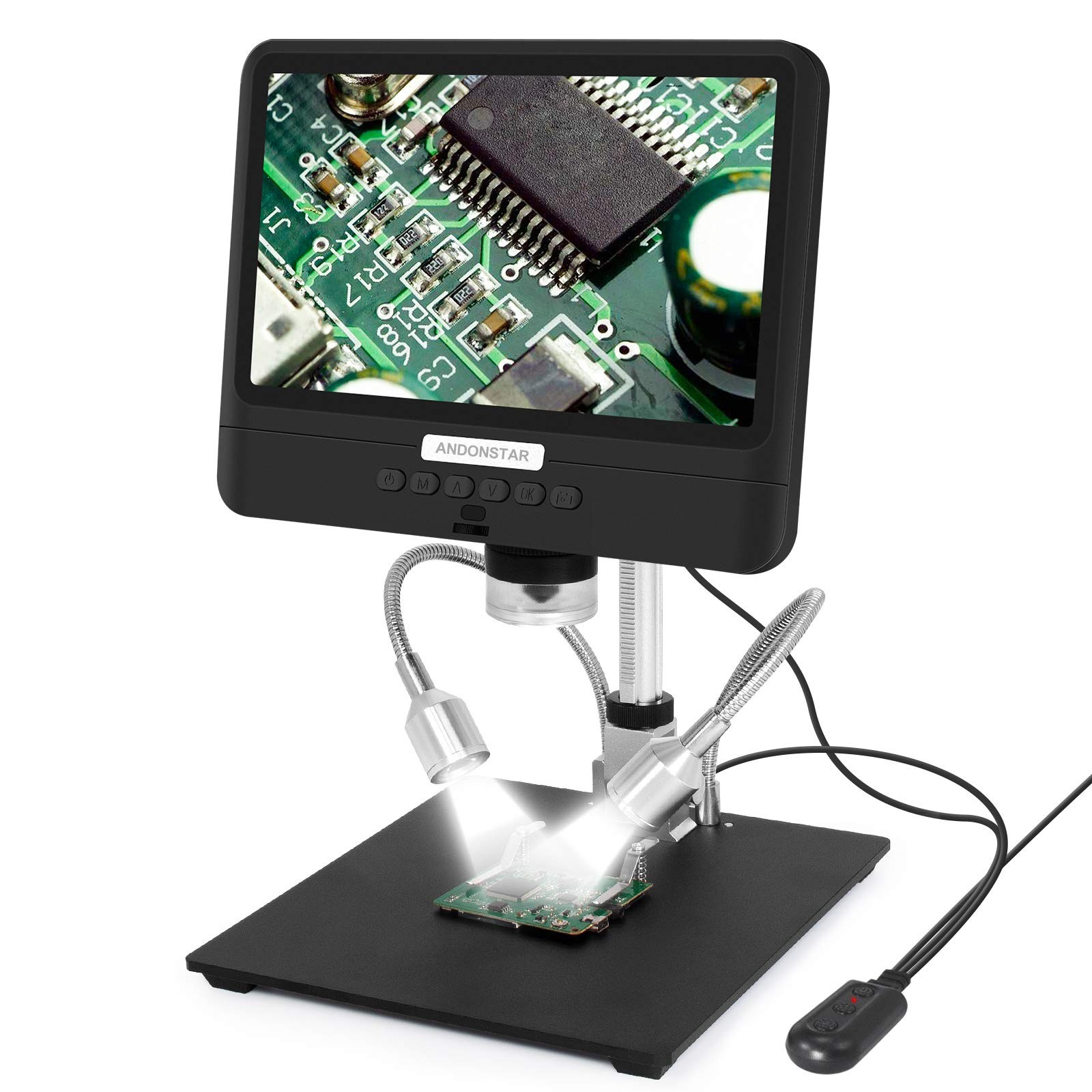 Andonstar AD208 Coin Microscope with 8.5 Inch Screen 260X 8.5» AD208, Black
