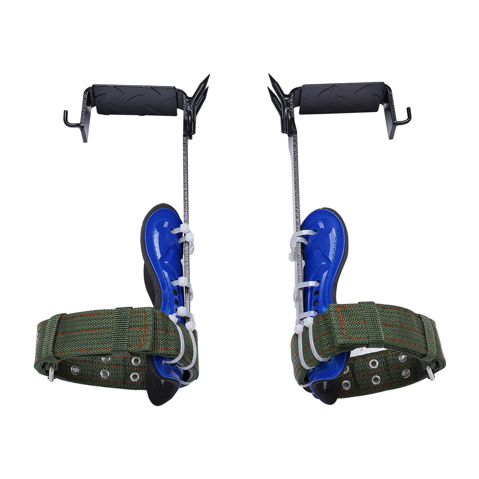 2 Gear Tree Climbing Spikes w/Harness Safety Adjustable Belt Tree Climbing Set !