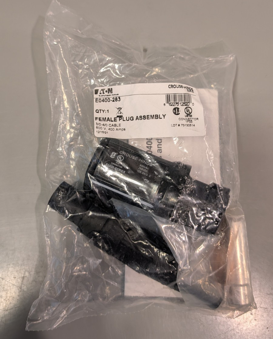 EATON POSI-LOK E0400-281 282 283 284 285 FEMALE PLUG ASSEMBLY GENERATOR PLUGS