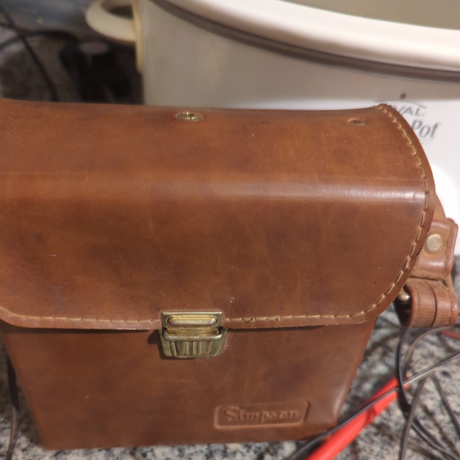 Simpson Digital Multimeter Model 461 Leather Case & manuel