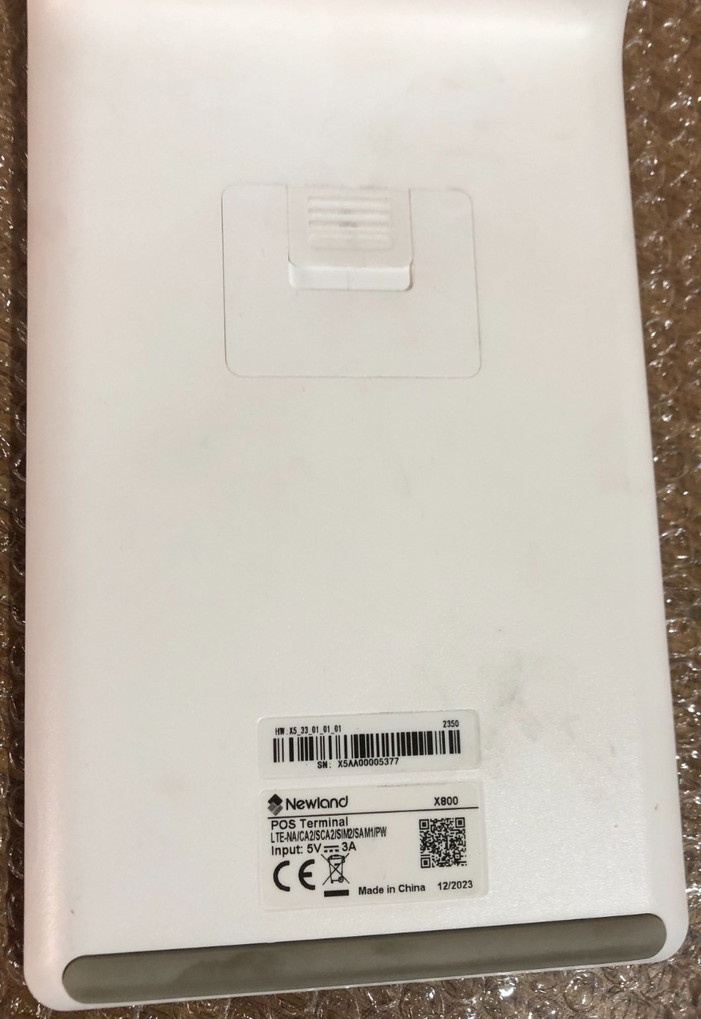 Newland POS Terminal – Chargers – Tested to Power On