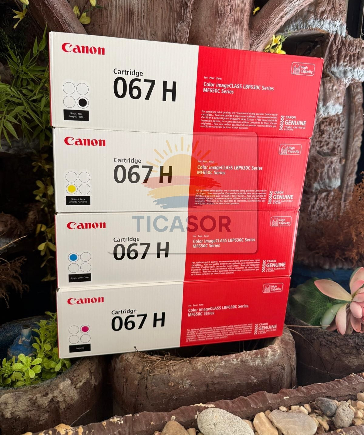 Canon 067H Set Toner Cartridge High Capacity Black Cyan Yellow Magenta