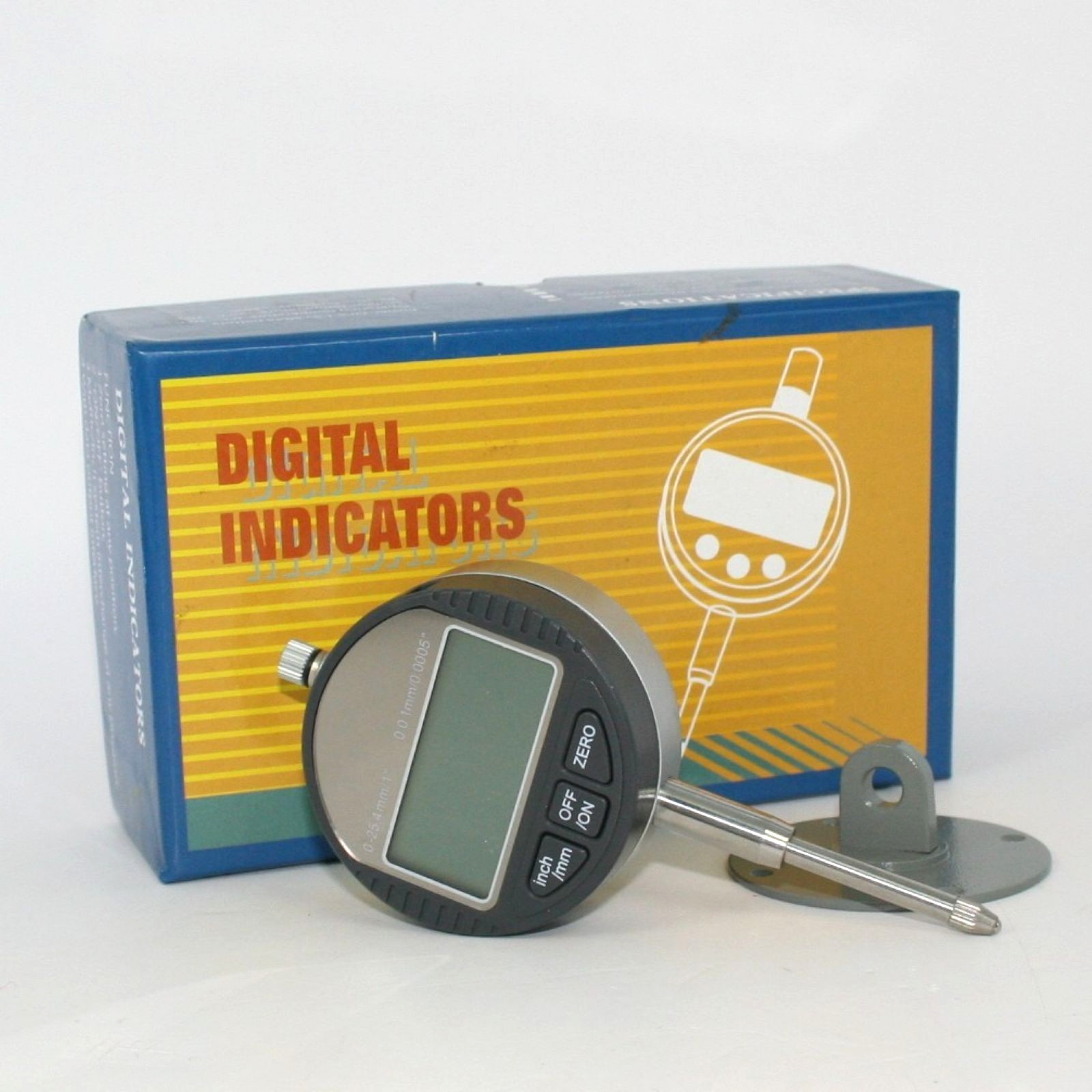 Digital Indicator Gauge Inch/Metric Conversion 0.01mm/0.0005 0-25.4/1