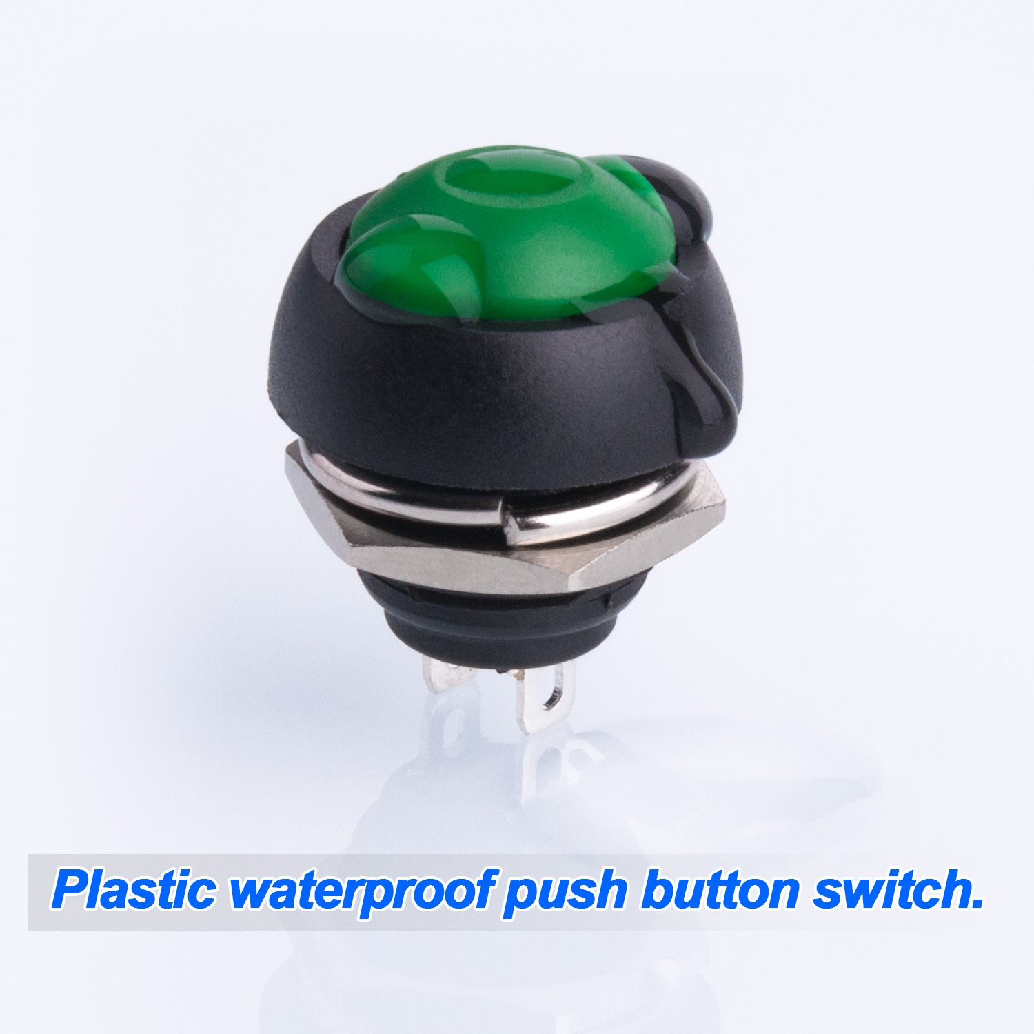 12MM Waterproof Momentary Push Button Switch 15PCS ON- off Switch (5 Colors)