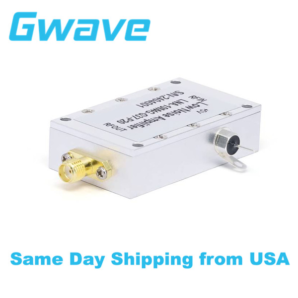SMA Female Low Noise Amplifier (LNA), 37dB Gain, 0.8dB Noise Figure, 0.01 – 4GHz