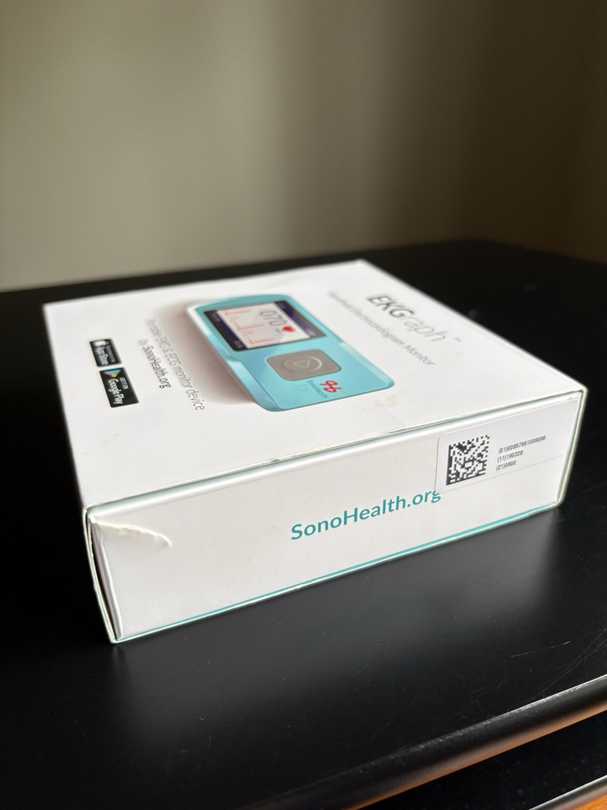 SonoHealth EKGraph Handheld Wireless Portable EKG/ECG Monitor, Bluetooth