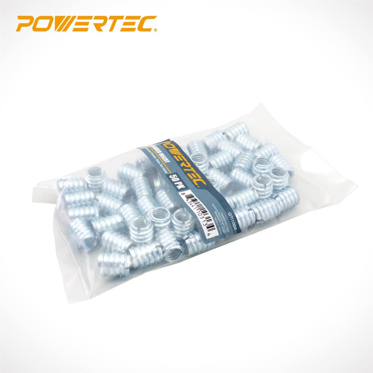 50 Pcs 3/8”-16 Threaded Inserts for Wood | Nut, Screw Inserts, Suitable Hardwood