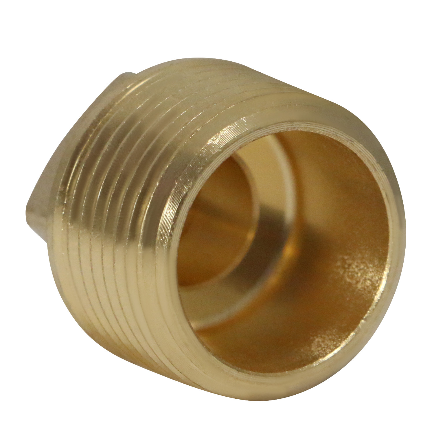 25) 3/4″ MALE NPT PIPE PLUG, SQUARE HEAD, LEAD FREE BRASS, FUEL OIL GAS WATER
