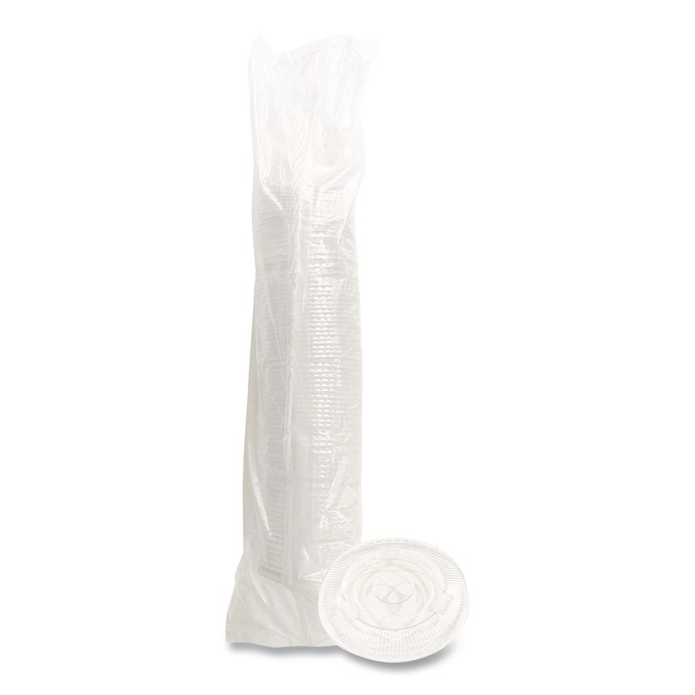 Boardwalk PET912STRAPK 9 oz. to 12 oz. Cold Cup Straw-Slot Lid – CL (100/PK) New