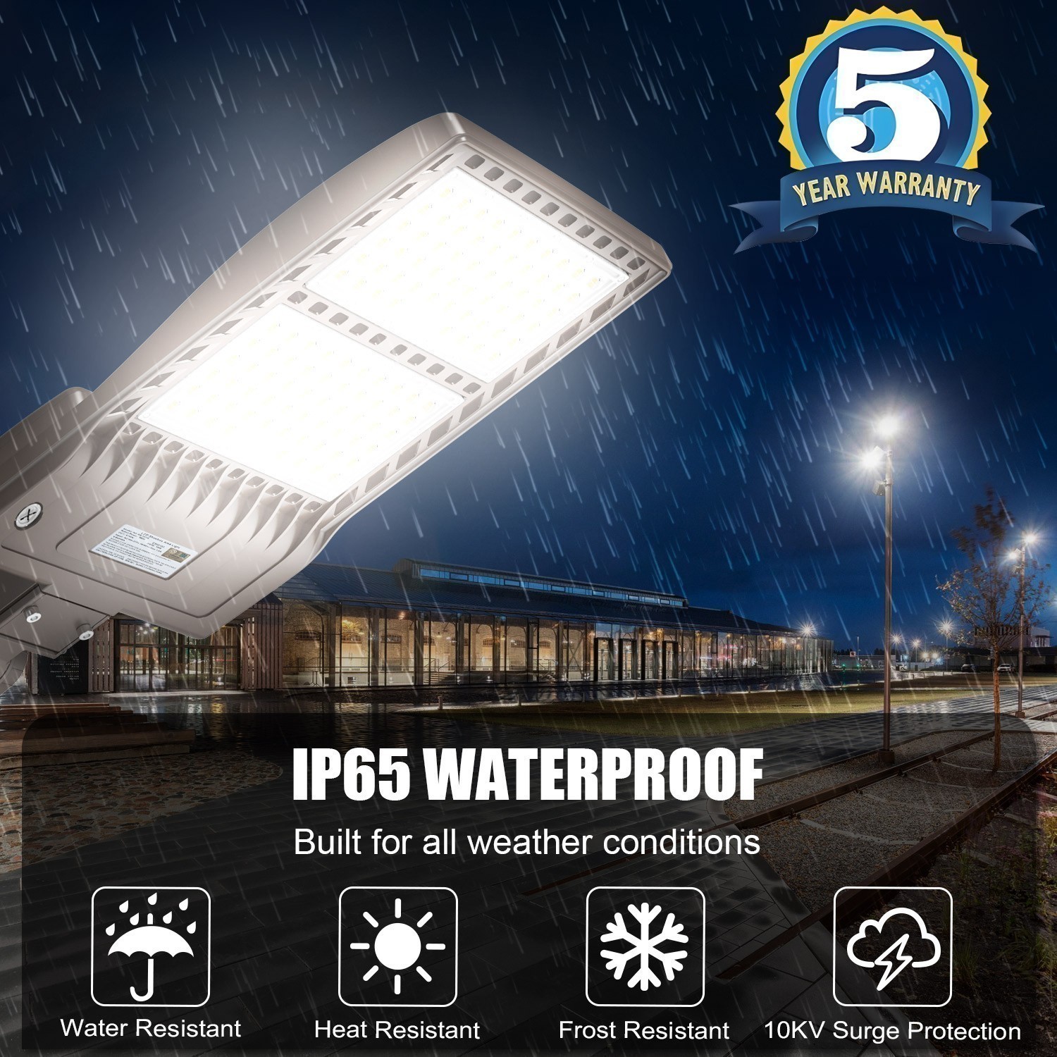 450W LED Shoebox Light Dusk To Dawn Commercial Street Parking Lot Light -67500LM