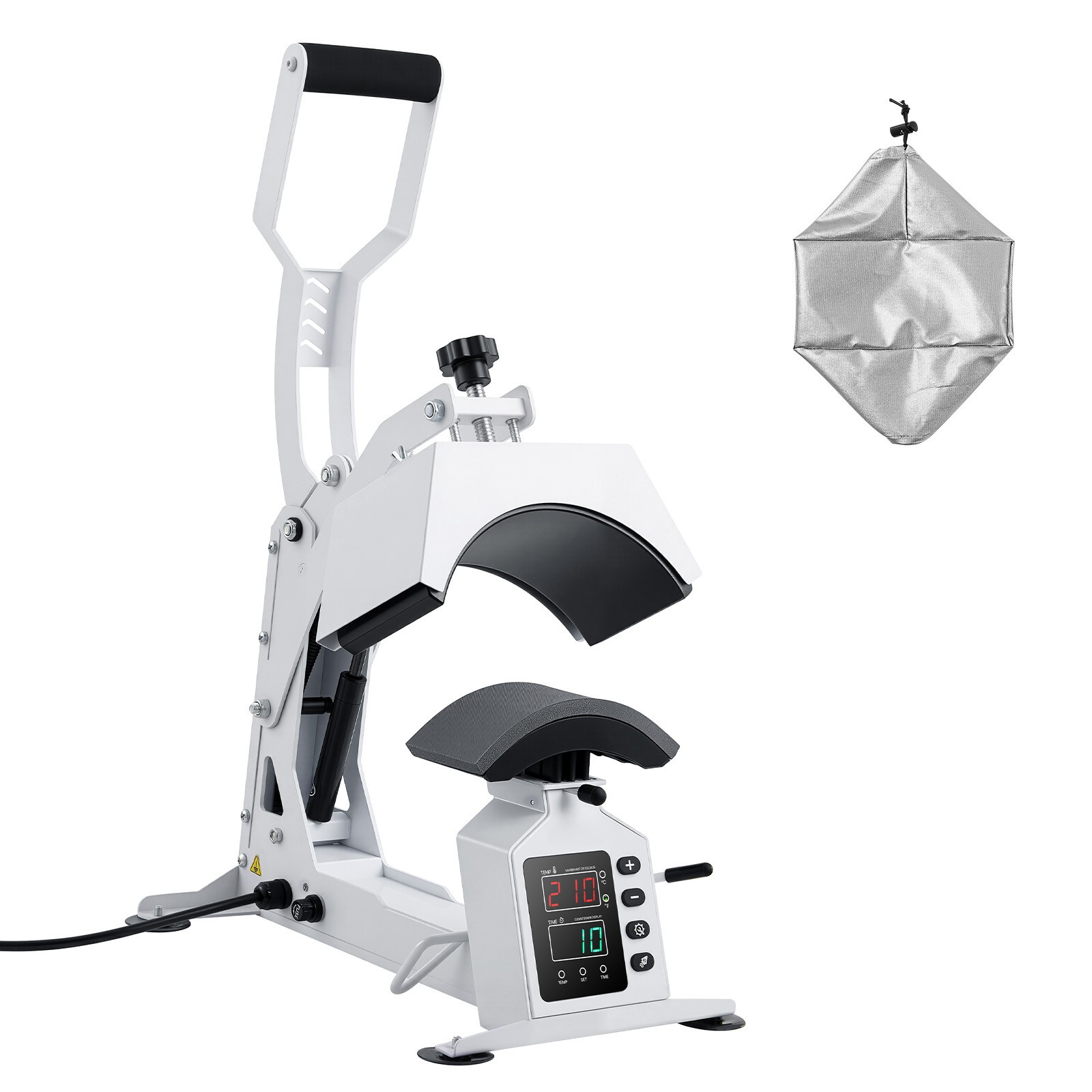 Uimoso Hat Heat Press Machine with 8.5 x 4 in Heating Plate for Caps