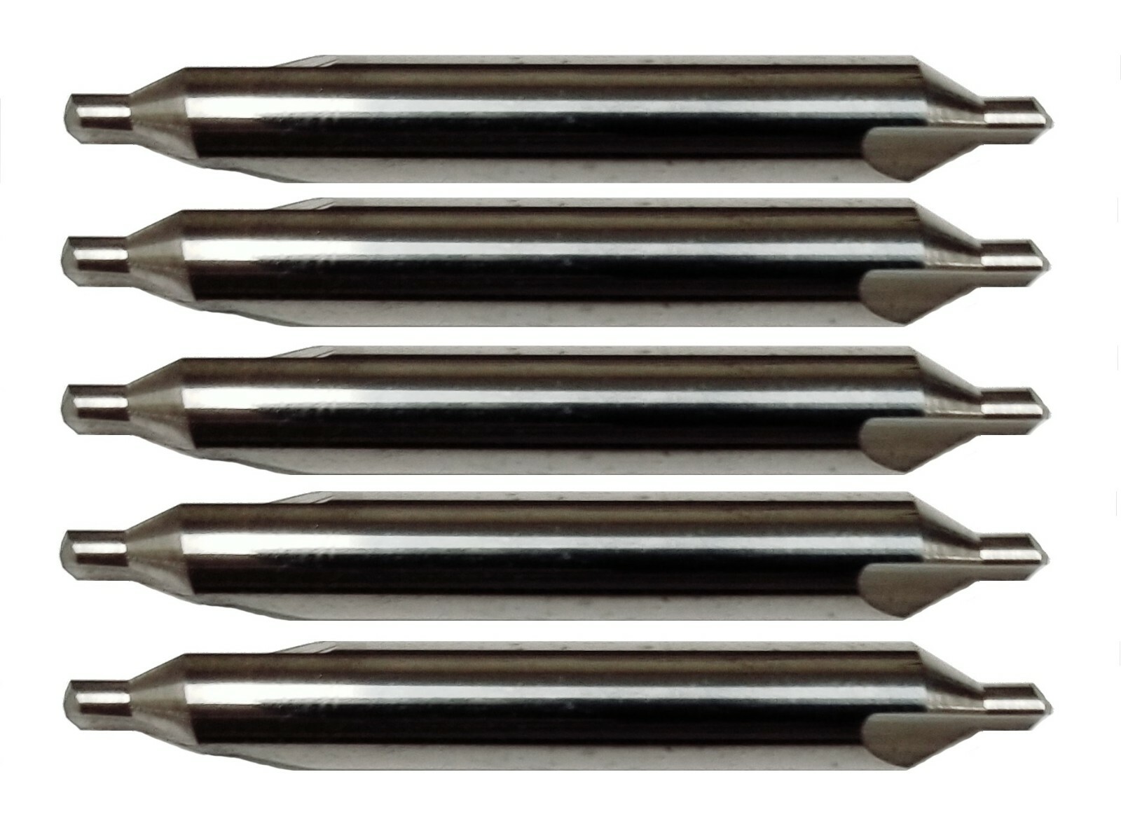 5 PCS #3 60 DEGREE CARBIDE CENTER DRILL