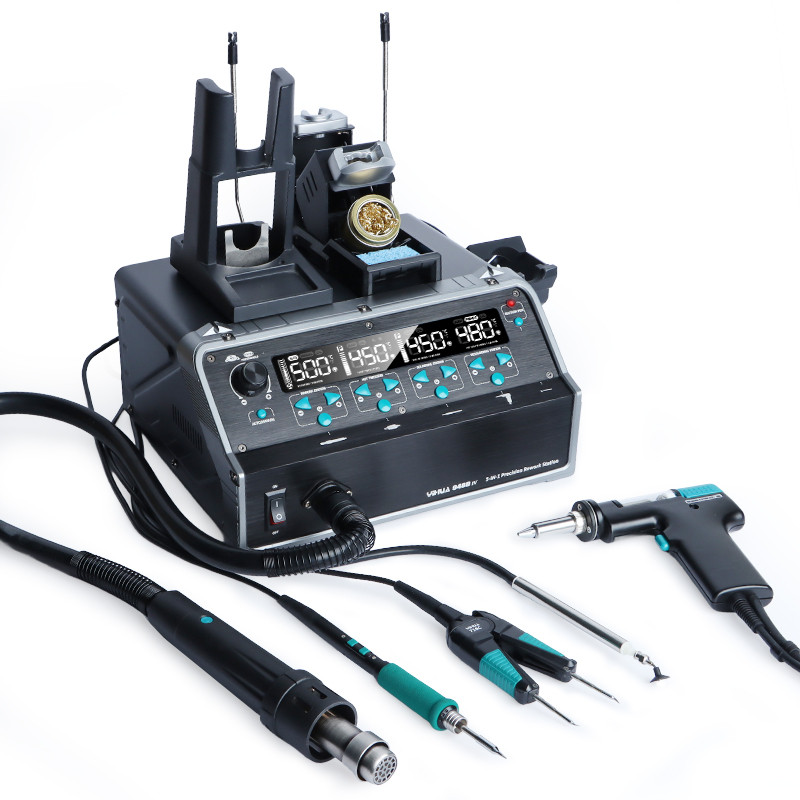 YIHUA 948D-IV 5-in-1 Digital Soldering & Hot Air Desoldering Rework Stations