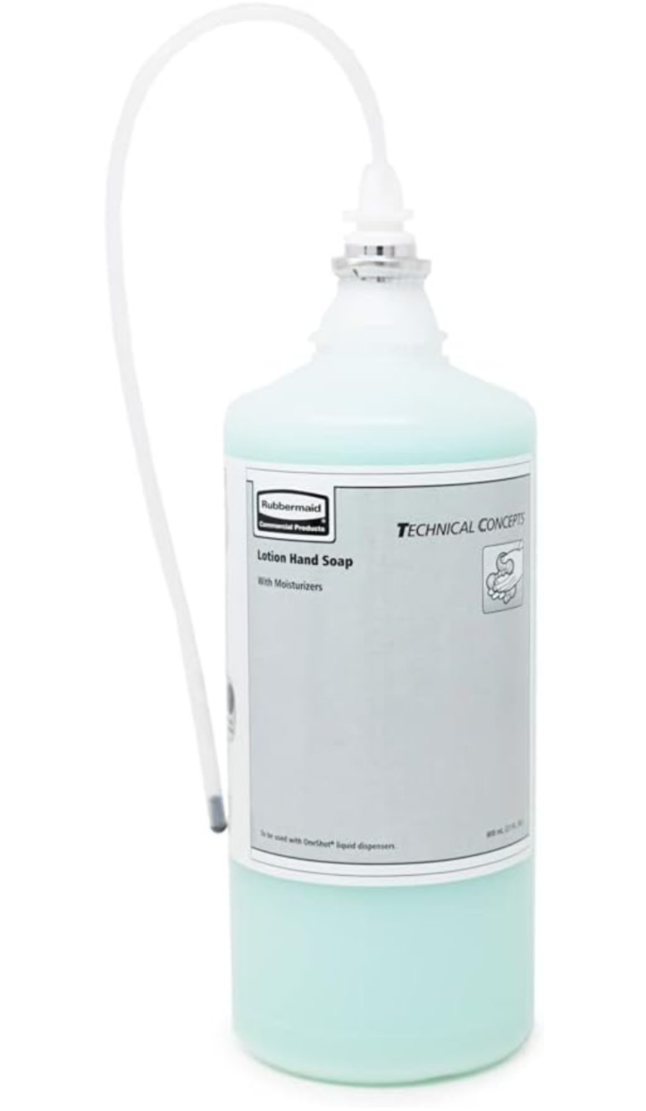 RUBBERMAID One Shot FG4013111 Lotion Hand Soap, 800mL