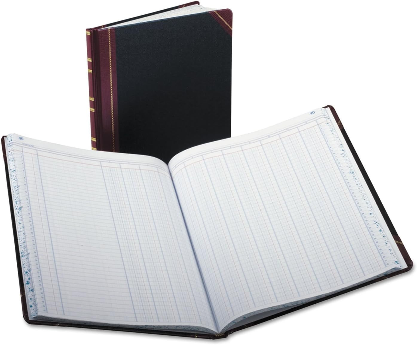 Columnar Accounting Book, 12 Columns, 150 Pages, Black Cover