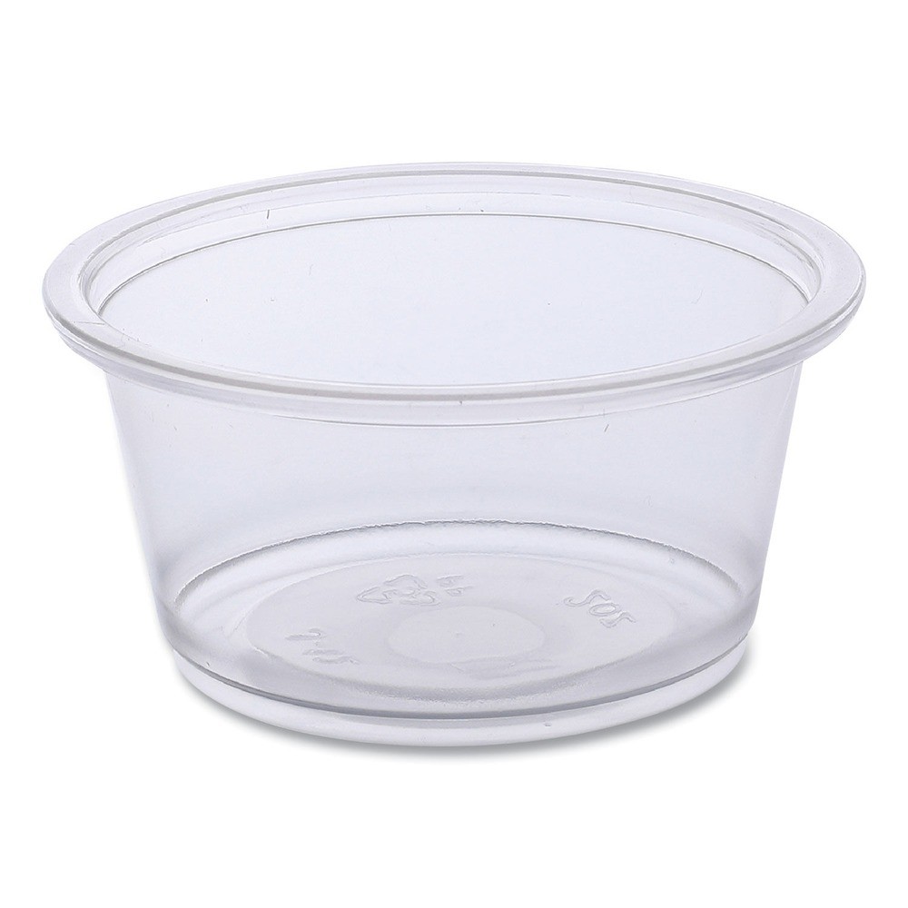 Boardwalk PRTN2TS 2 oz. PP Souffle/Portion Cups – CLR (2500/Carton) New