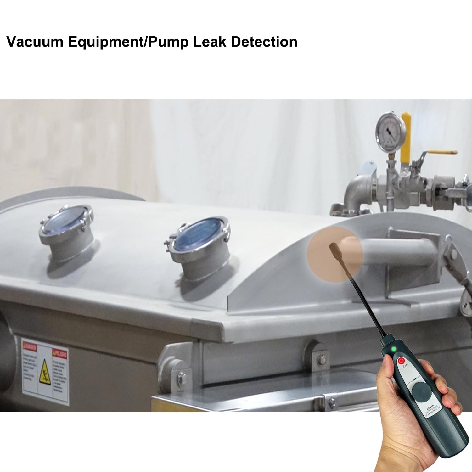 Ultrasonic Leak Detector Portable Gas Water Air Leak Finder Kit