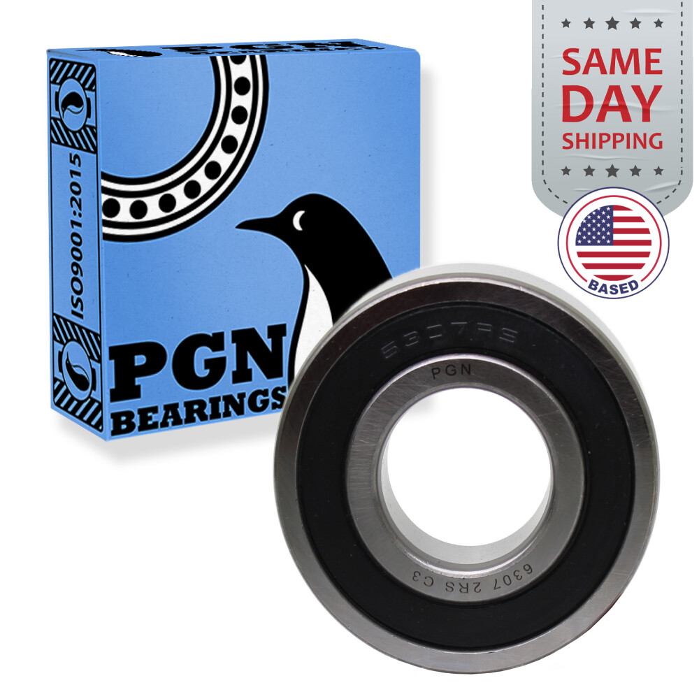 6307-2RS Premium Rubber Seal Ball Bearing C3 EMQ, 35x80x21, 6307 2RS 6307rs