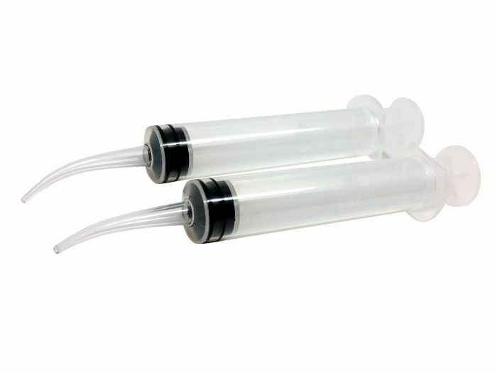 500 Pcs Monoject Style 412 Curved Tip Utility Irrigation Syringes 12ml (12cc)