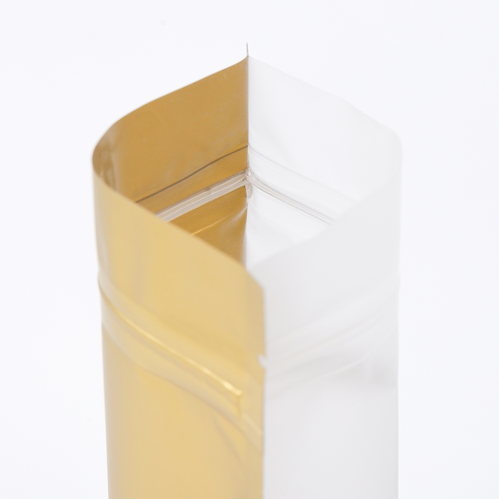 200 New Matte Translucent Gold Stand Up Resealable Zip Food Bags Different Sizes