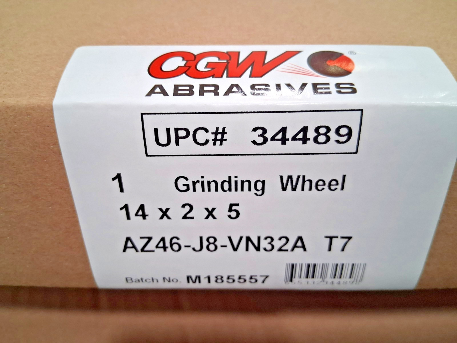 CGW Abrasives Surface Grinding Wheels 14″ Dia 2″ Thick 46 grit 34489
