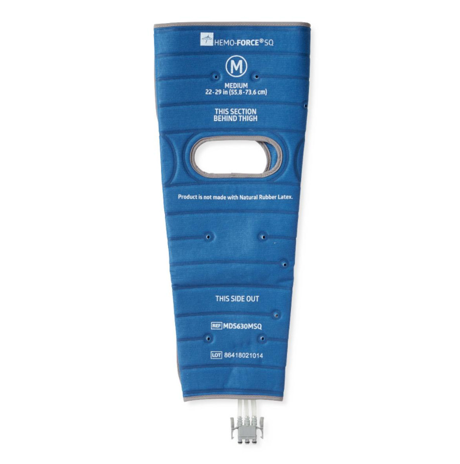 Medline MDS630MSQ Hemo-Force Sequential Medium DVT Thigh Sleeves 1 Pair