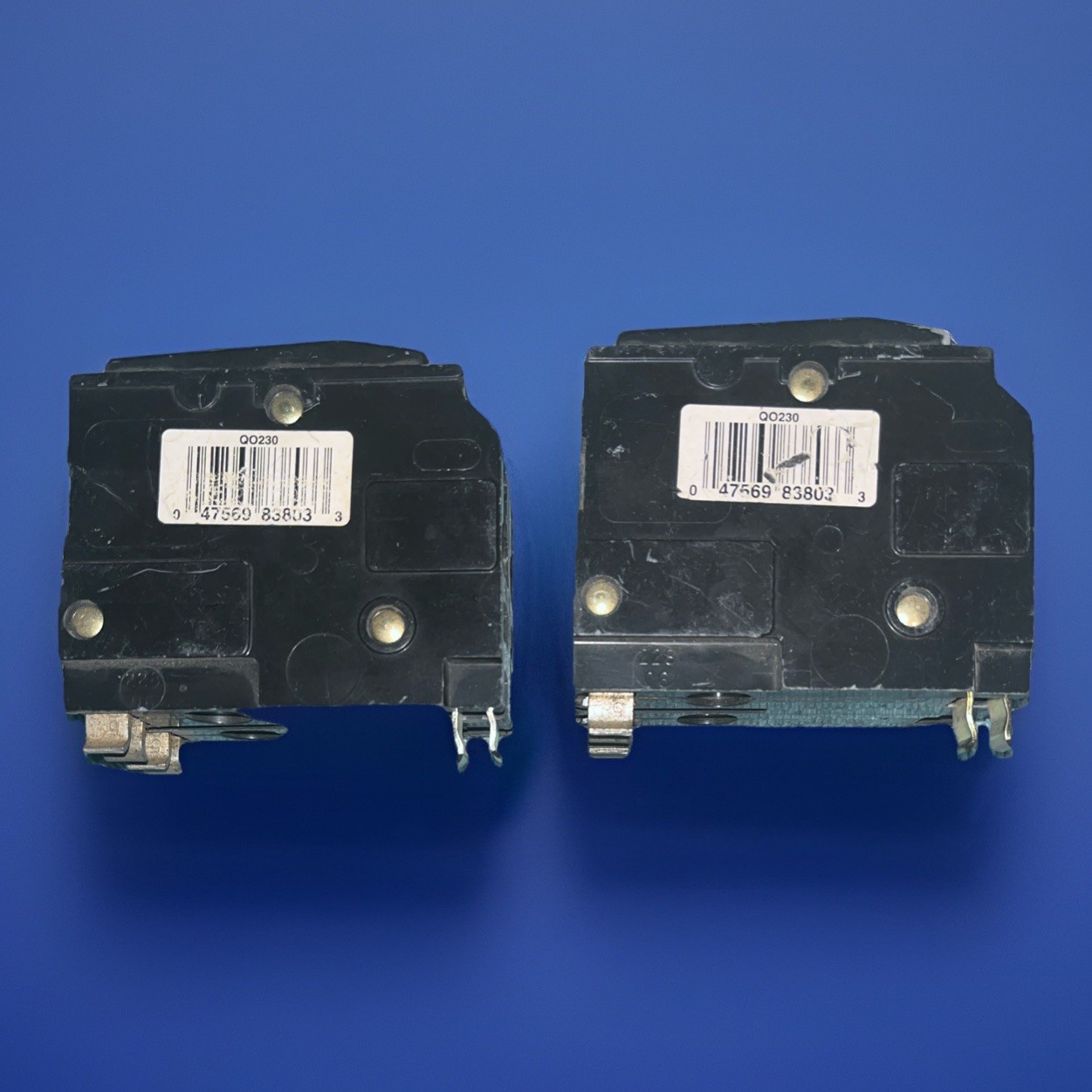 Square D QO230 Circuit Breaker 2 Pole 120/240V 30 Amp Plug In Lot Of 2 Used