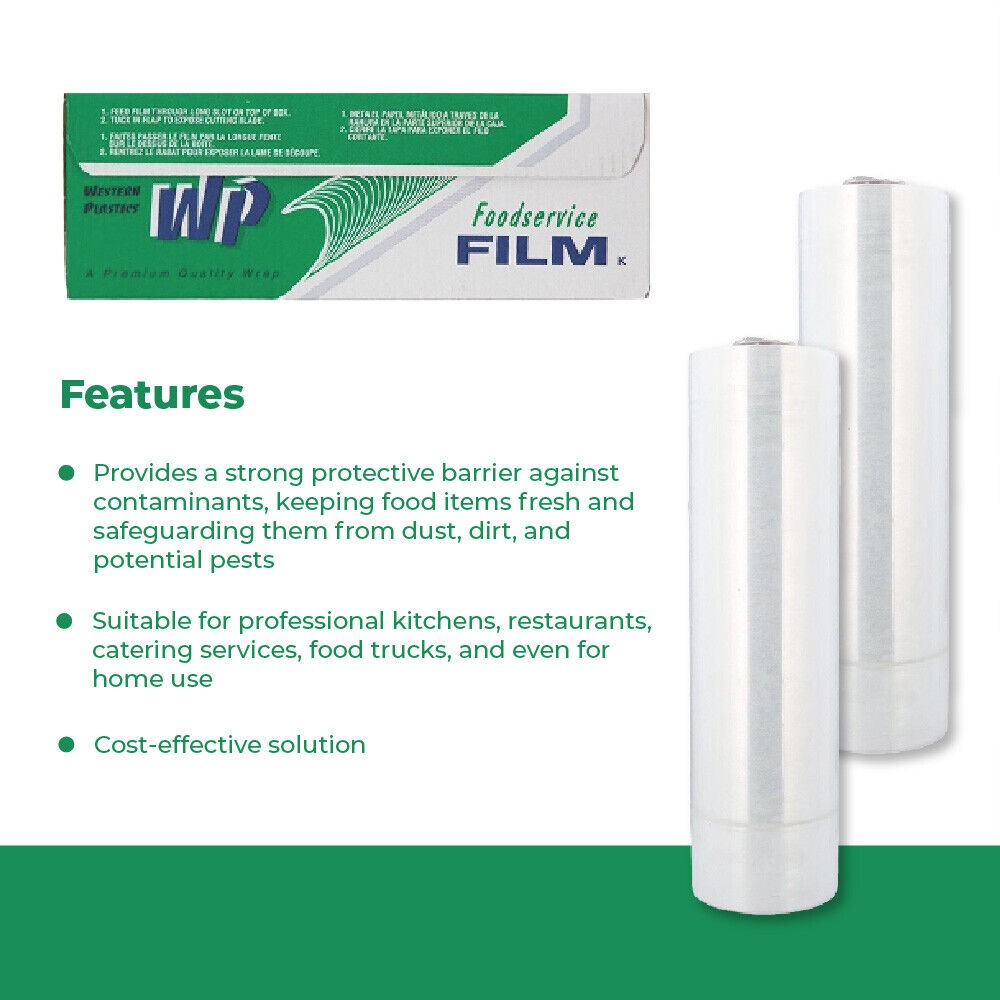 18 x 2000′ Food Service Film 1 Roll/Case