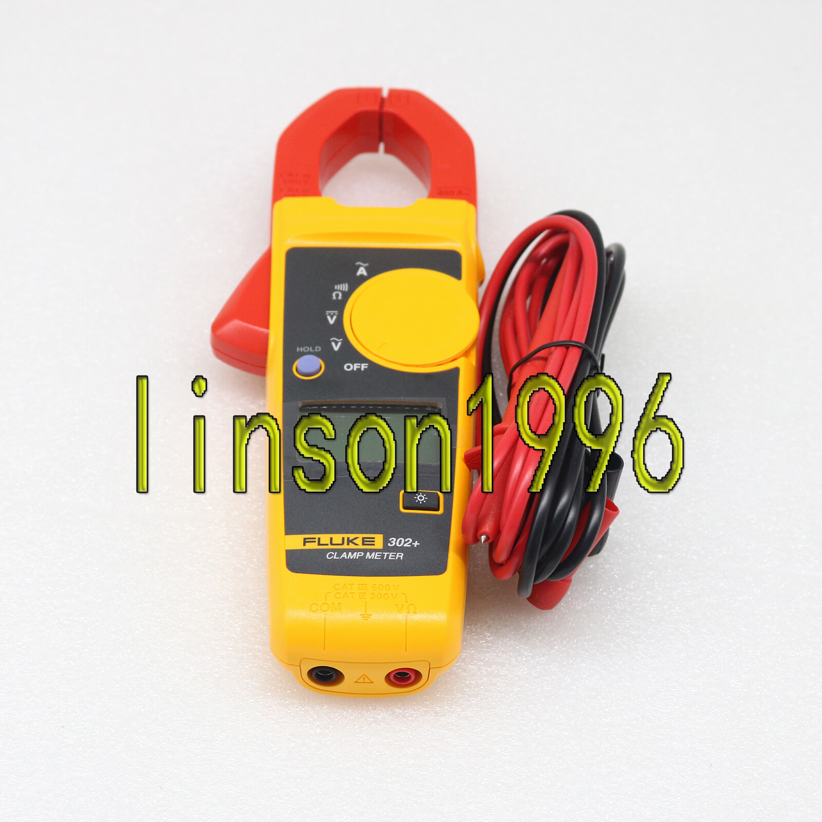 NEW Fluke 302+ Digital Clamp Meter Multimeter Electronic Tester Free Shipping