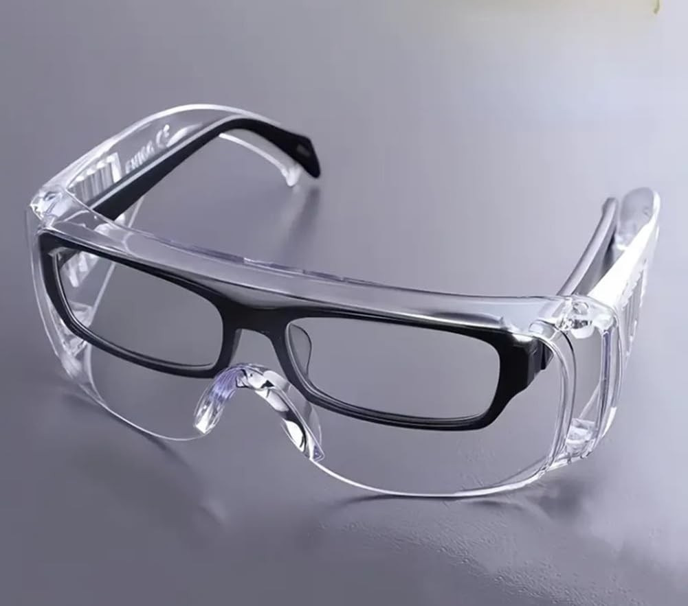 Euxor Eye Safety Goggles 2 Pack – Anti-Fog, Shatterproof & Large, Clear