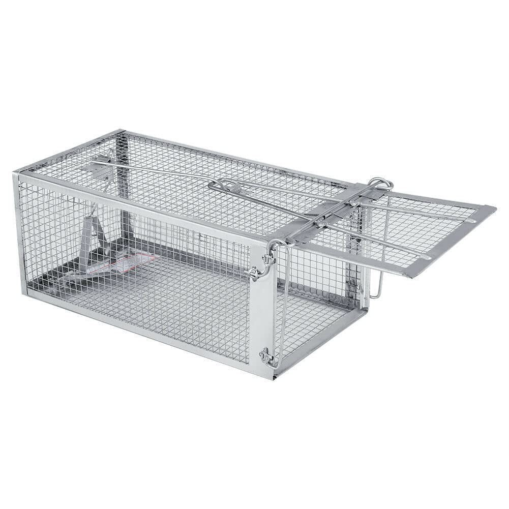 THE PERFECT PART USA Mouse Trap Rat Rodent Live Catch Cage, Gray