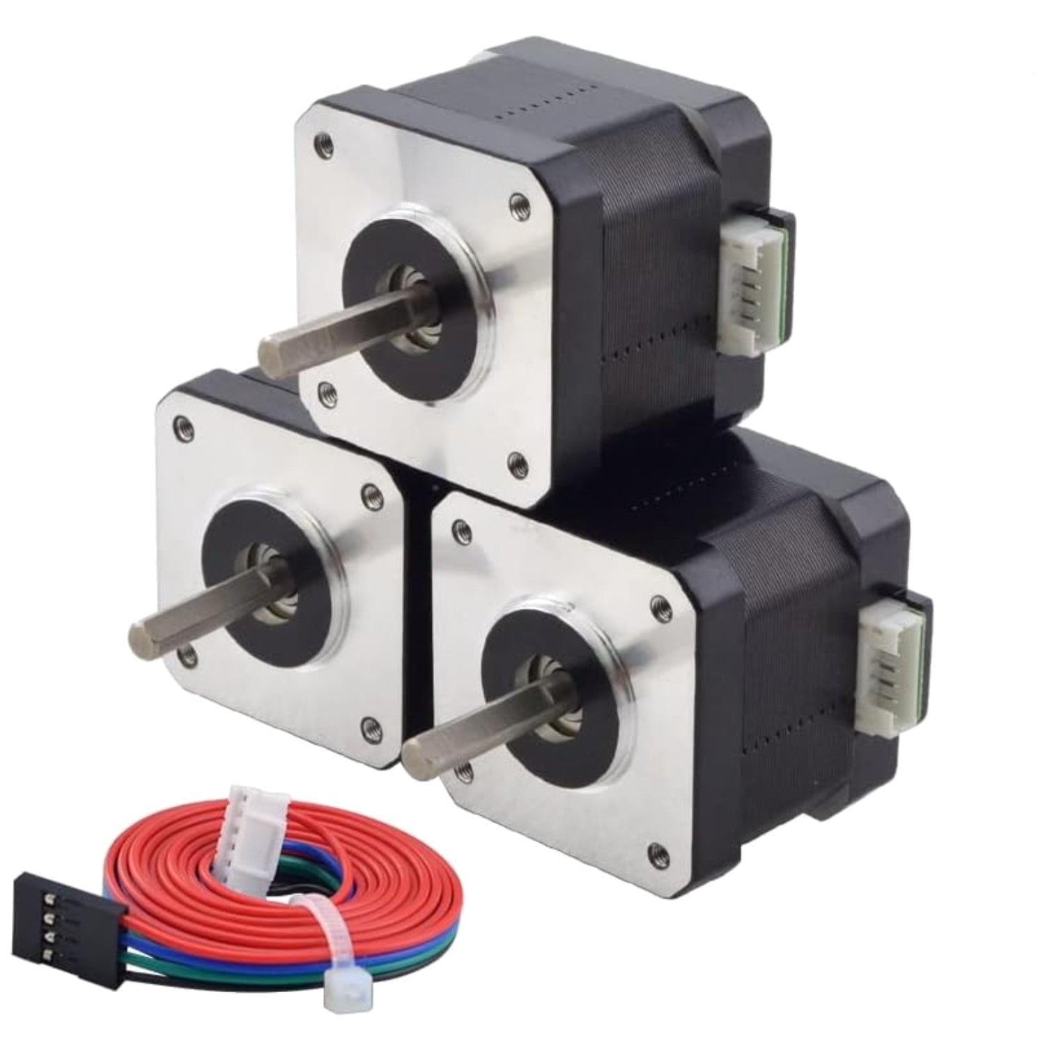 Powerful 42Ncm 1.5A Nema 17 Stepper Motor 5 Pack