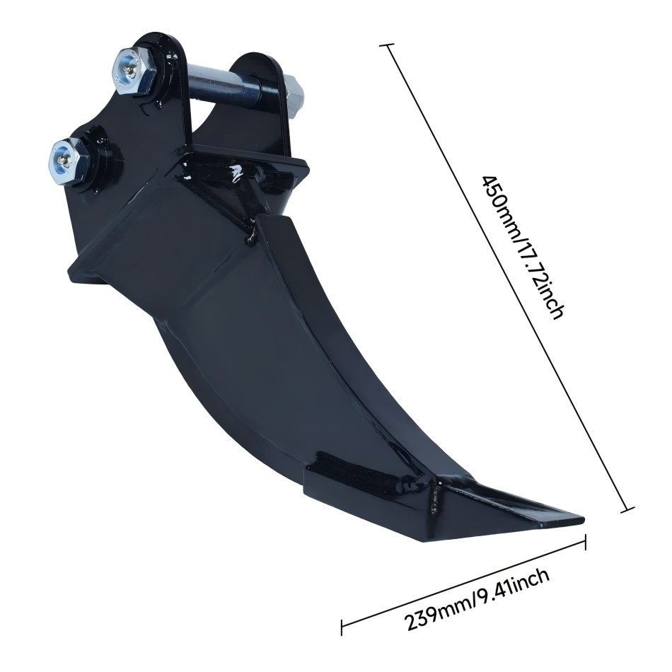 Mini Excavator Ripper with lubricating Pin*2 Fit for Mini Excavator Ripper