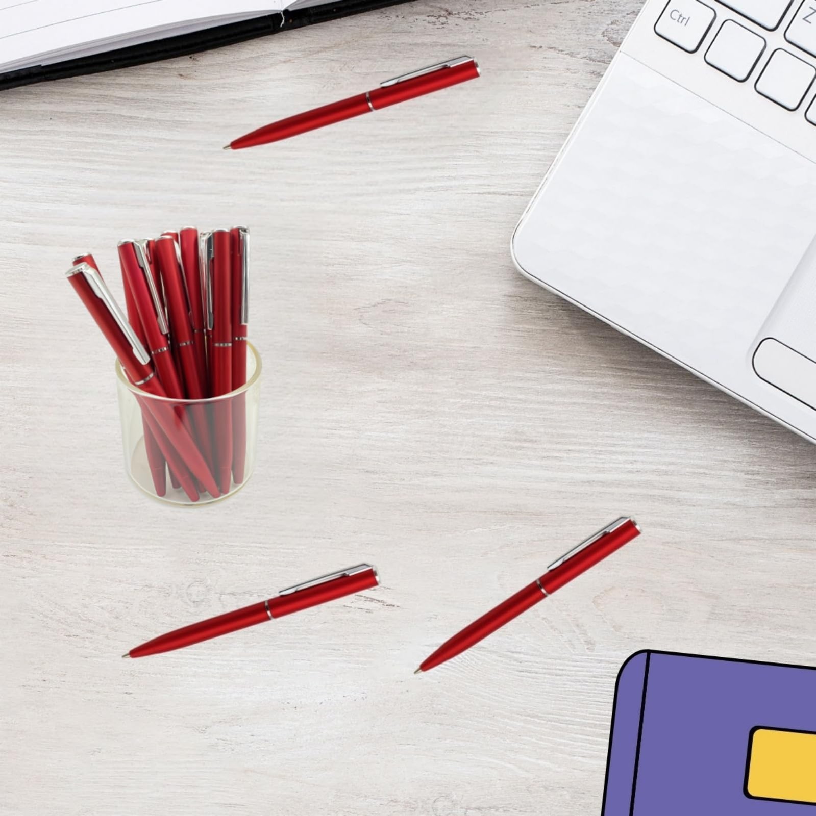 50 Pcs Small Ballpoint Pens, 4 Inch Mini Pens Bulk, for Pocket Notebooks and …