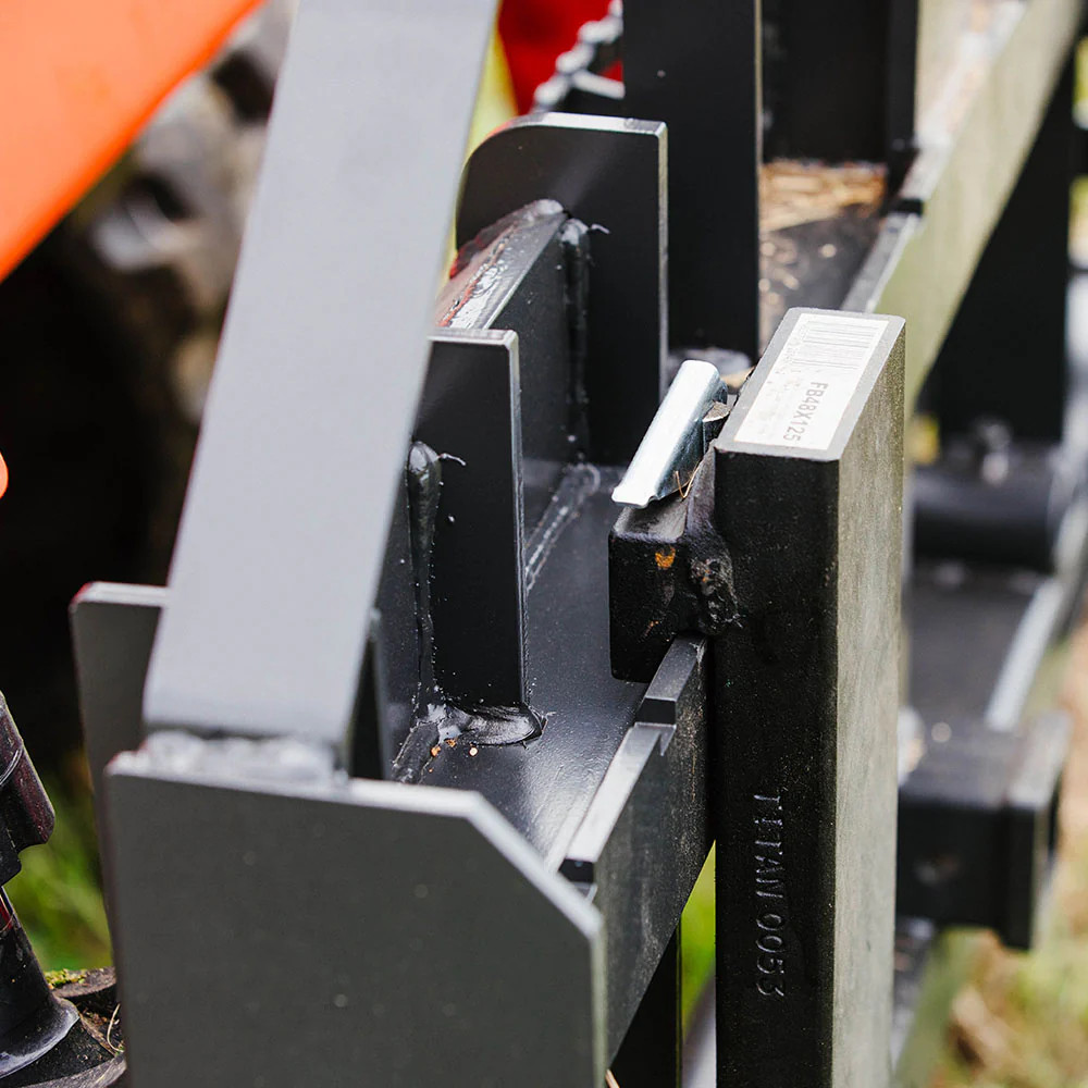 Titan Attachments 48-in Skid Steer Pallet Fork Frame Attachment, 60″ Fork Blades