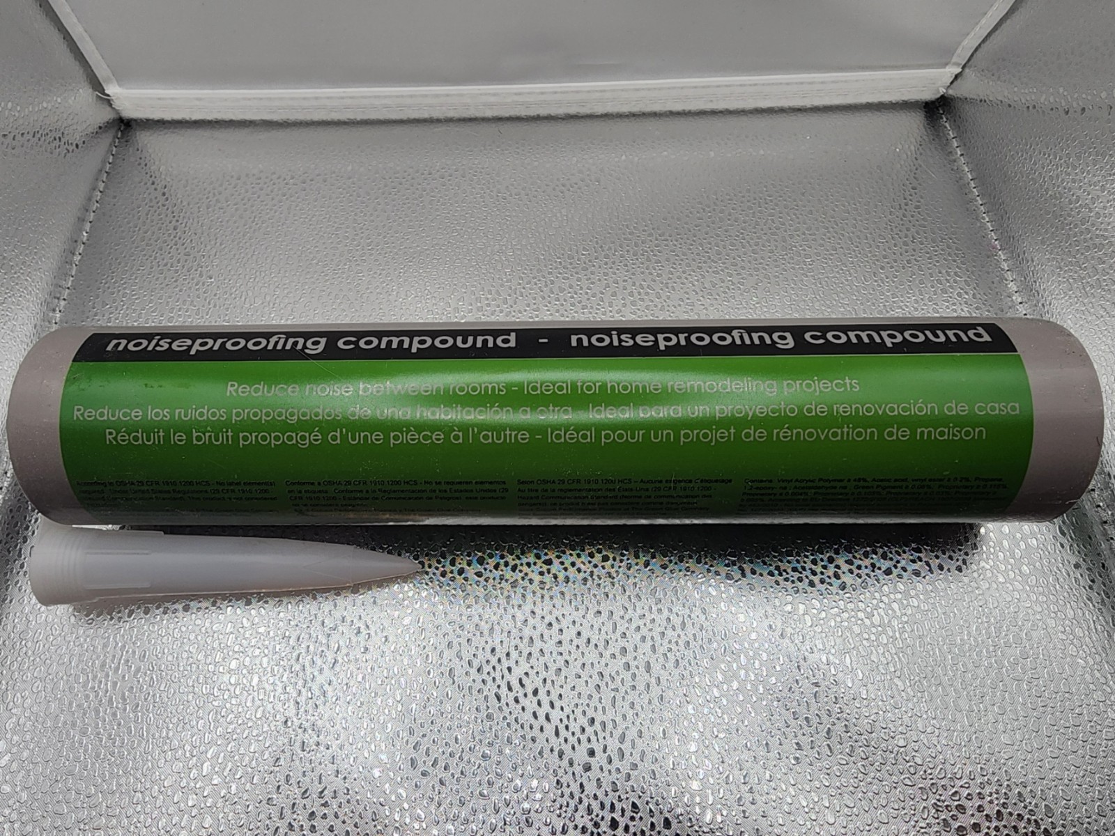 Green Glue 28 oz Noiseproofing and Damping Compound – 4 Tubes
