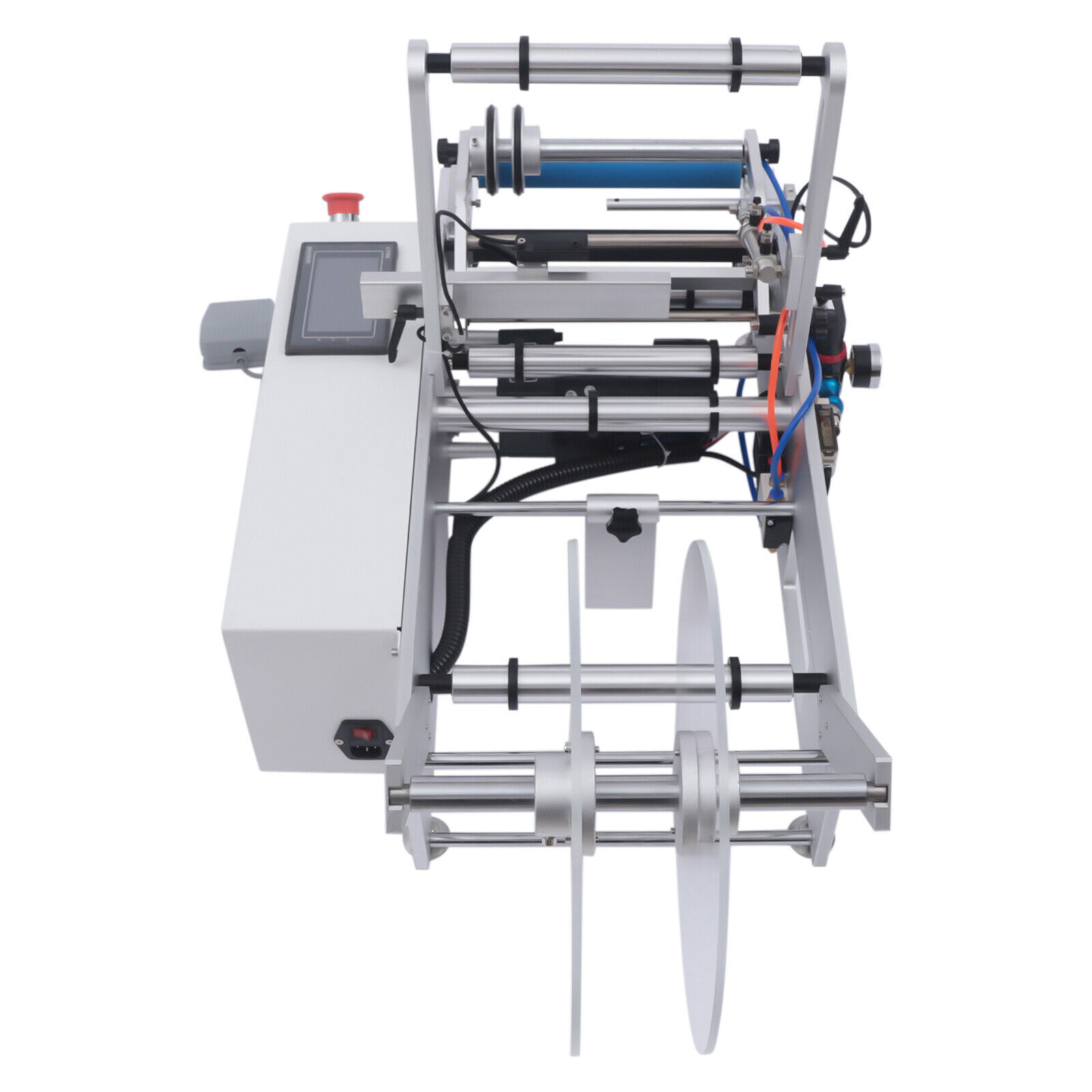 Semi-Auto Labeling Machine LT-190 Label Maker Round Bottle Label Applicator SALE