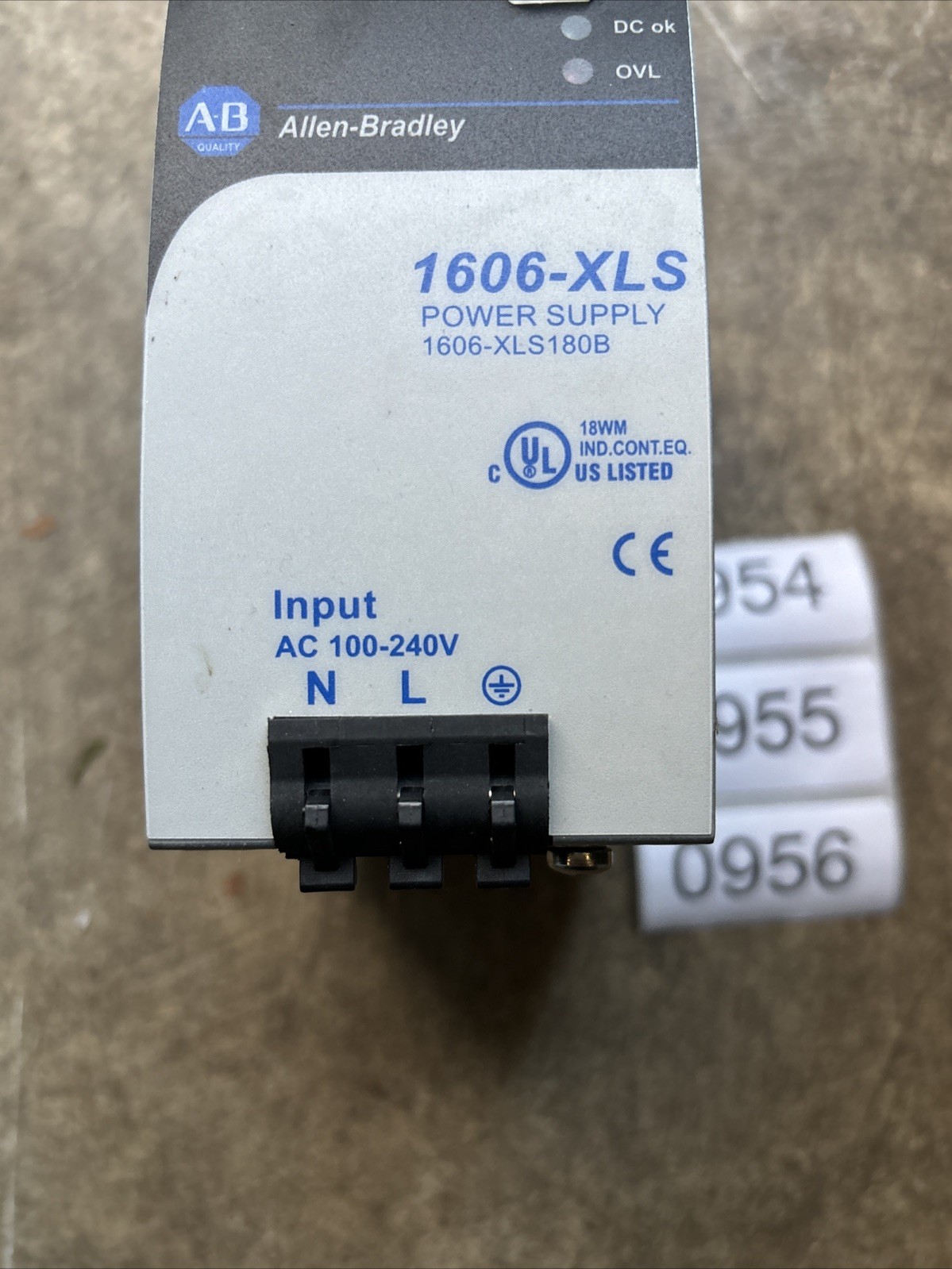 Allen Bradley 1606-XLS180B /A Power Supply 1606XLS (4.5.1)