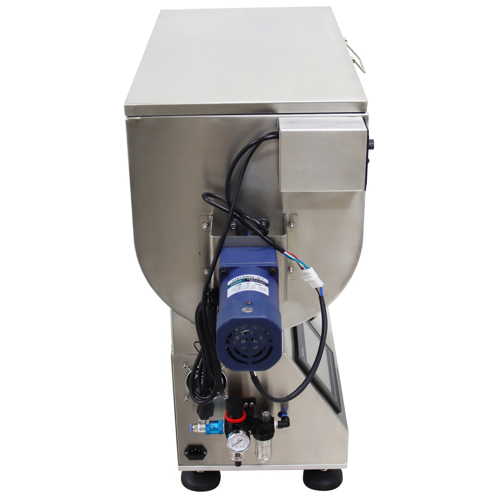 10-50000ml Rotary Pump Filling Machine Liquid Paste Filler 80L Mixing Hopper110V