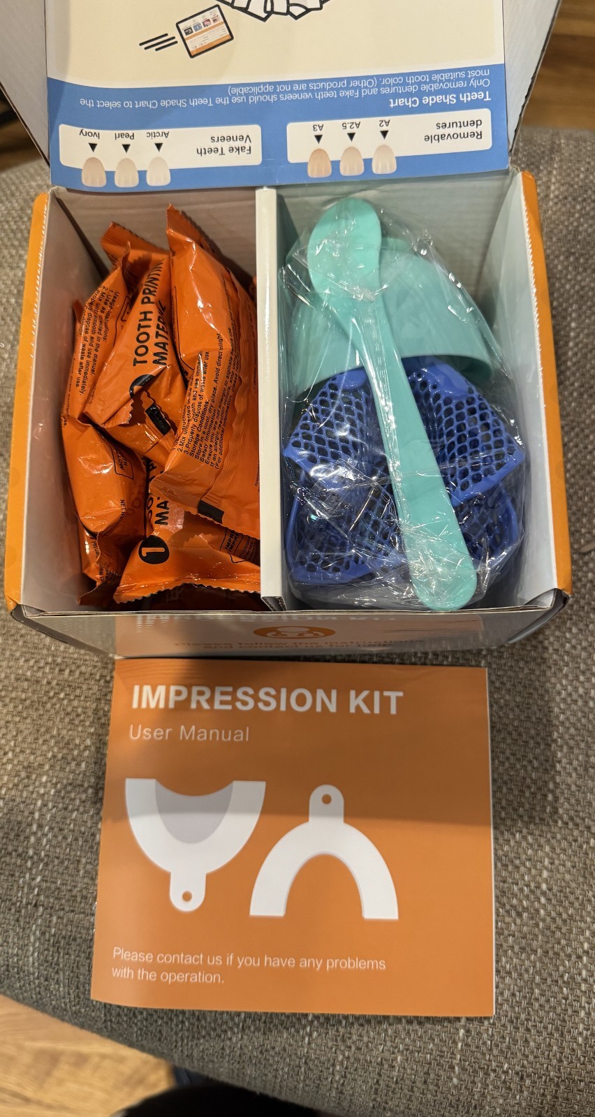 Partial Dentures Missing Teeth Gaps Dental Impression Kit 11/2028